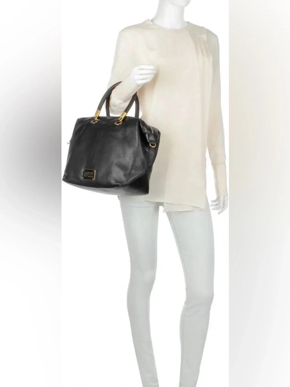 Marc Jacobs structured leather